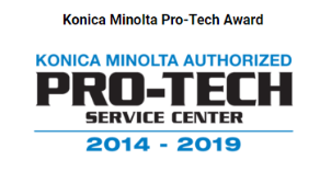 Konica Minolta Authorized Pro-Tech Service Center 2014-2019
